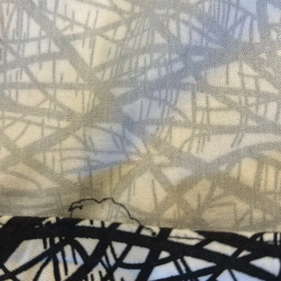 LISETTE Black and White Patterned Women's Pull-on Pencil Skirt -Size 6. - Picture 11 of 12